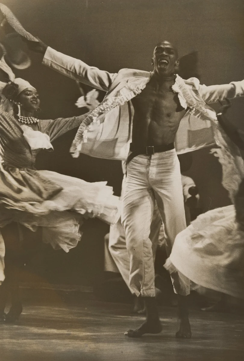 Geoffrey Holder by Hugh Bell, photograph, 1950-1960