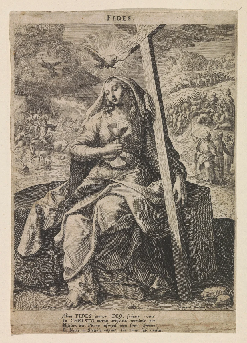 Geloof by Unknown, print, 1590