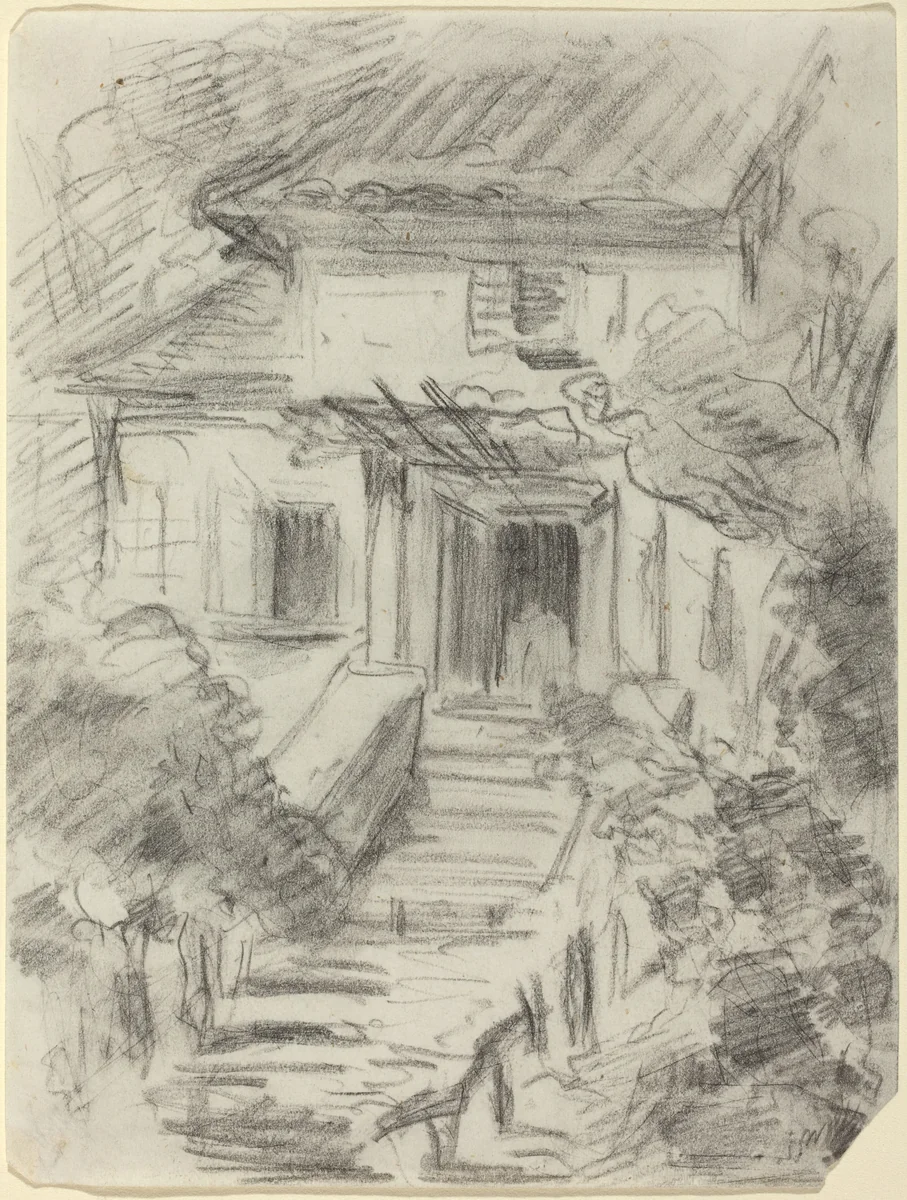 Music Title by Célestin Nanteuil, drawing, 1813-1873