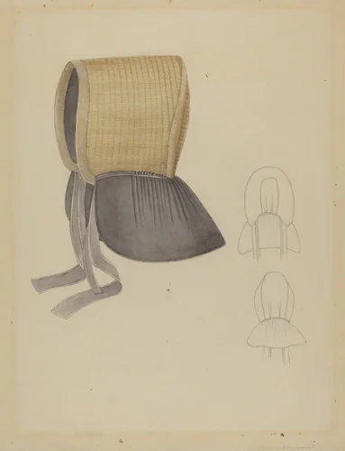 Bonnet by Bessie Forman, index of american design, 1936