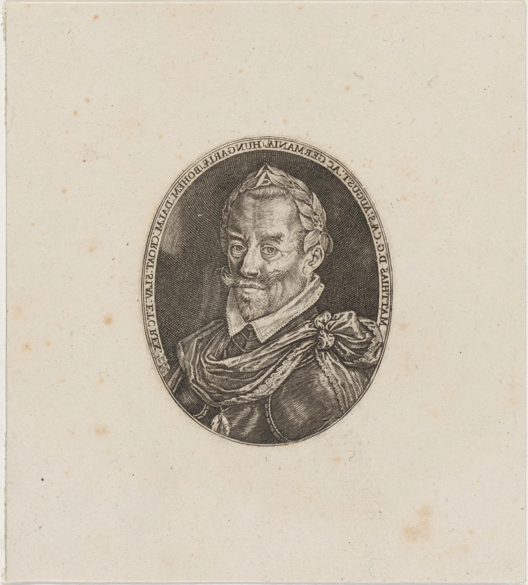 The Emperor Matthias by Simon van de Passe, print, 1595-1647