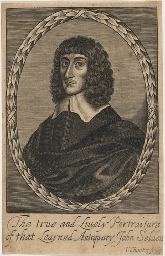 John Selden, Jurist and Antiquary by John Chantry, print, 1661