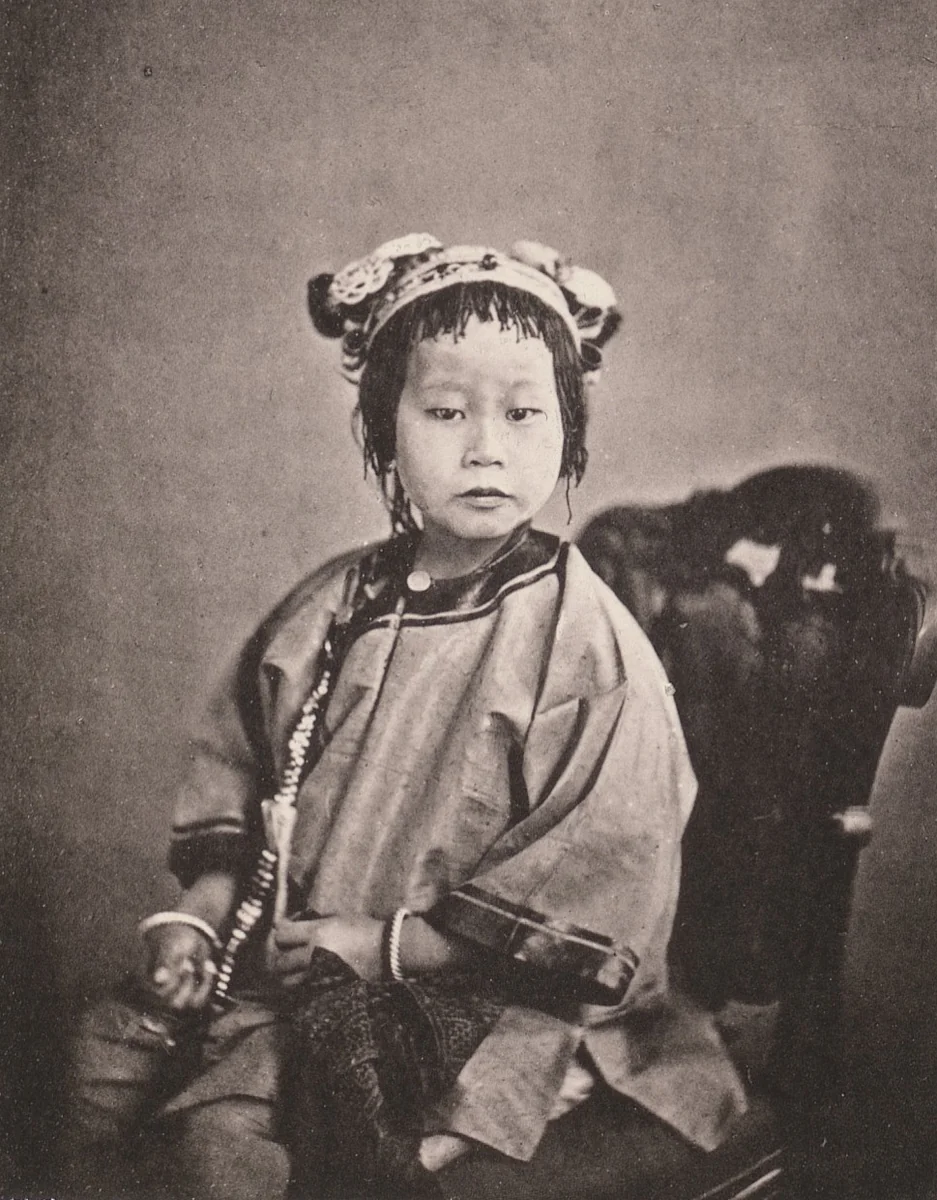 A Chinese Girl by John Thomson, photograph, 1873