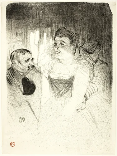 Judic by Henri de Toulouse-Lautrec, print, 1894