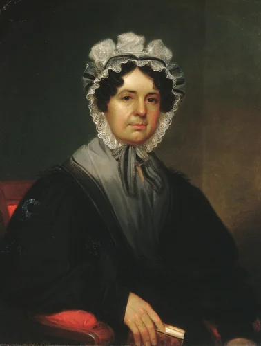 Mrs. Gideon Tucker by William Sidney Mount, artwork, 1830