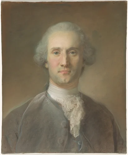 Portrait of a Man by Jean-Baptiste Perronneau, drawing, 1752-1762