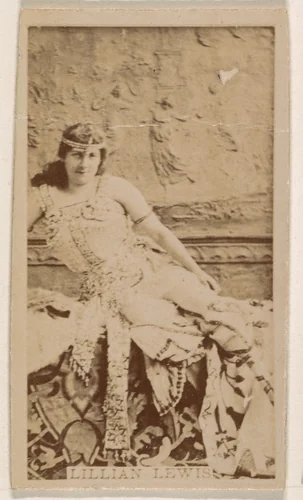 Lillian Lewis, from the Actresses series (N245) issued by Kinney Brothers to promote Sweet Caporal Cigarettes by Kinney Brothers Tobacco Company, photograph, 1890