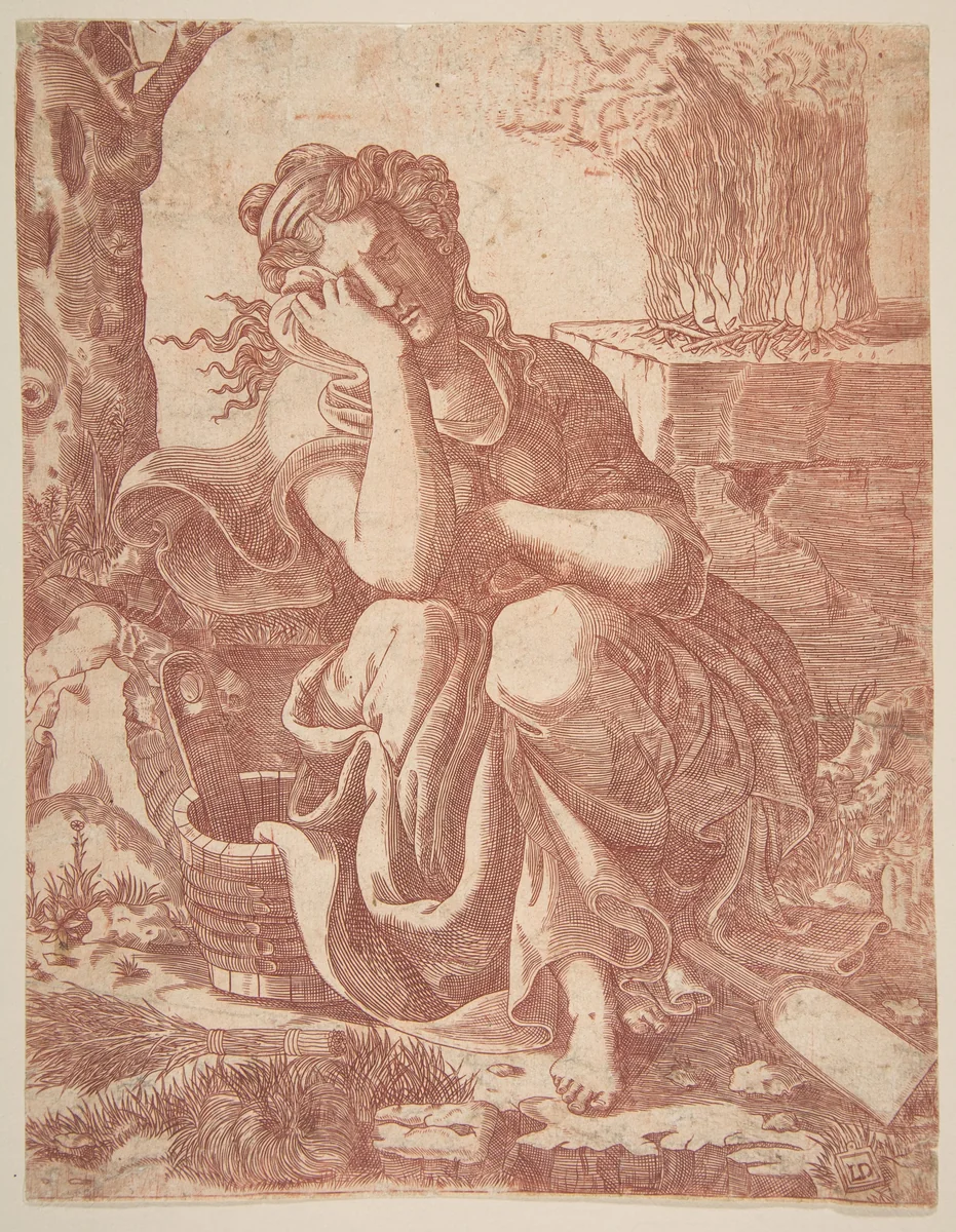 Psyche by Léon Davent, print, 1537-1547