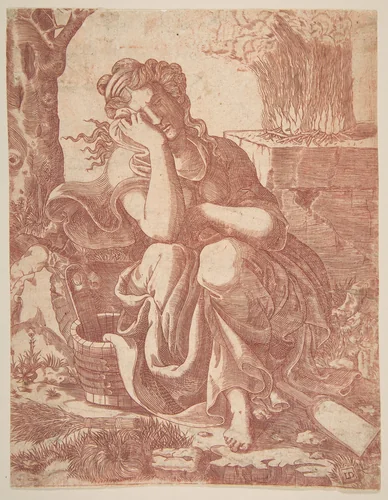 Psyche by Léon Davent, print, 1537-1547