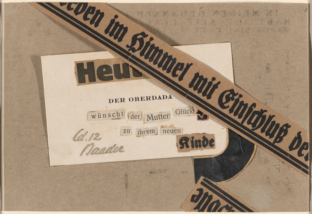 Untitled (The Mother [Der Mutter]) by Johannes Baader, drawing, 1921