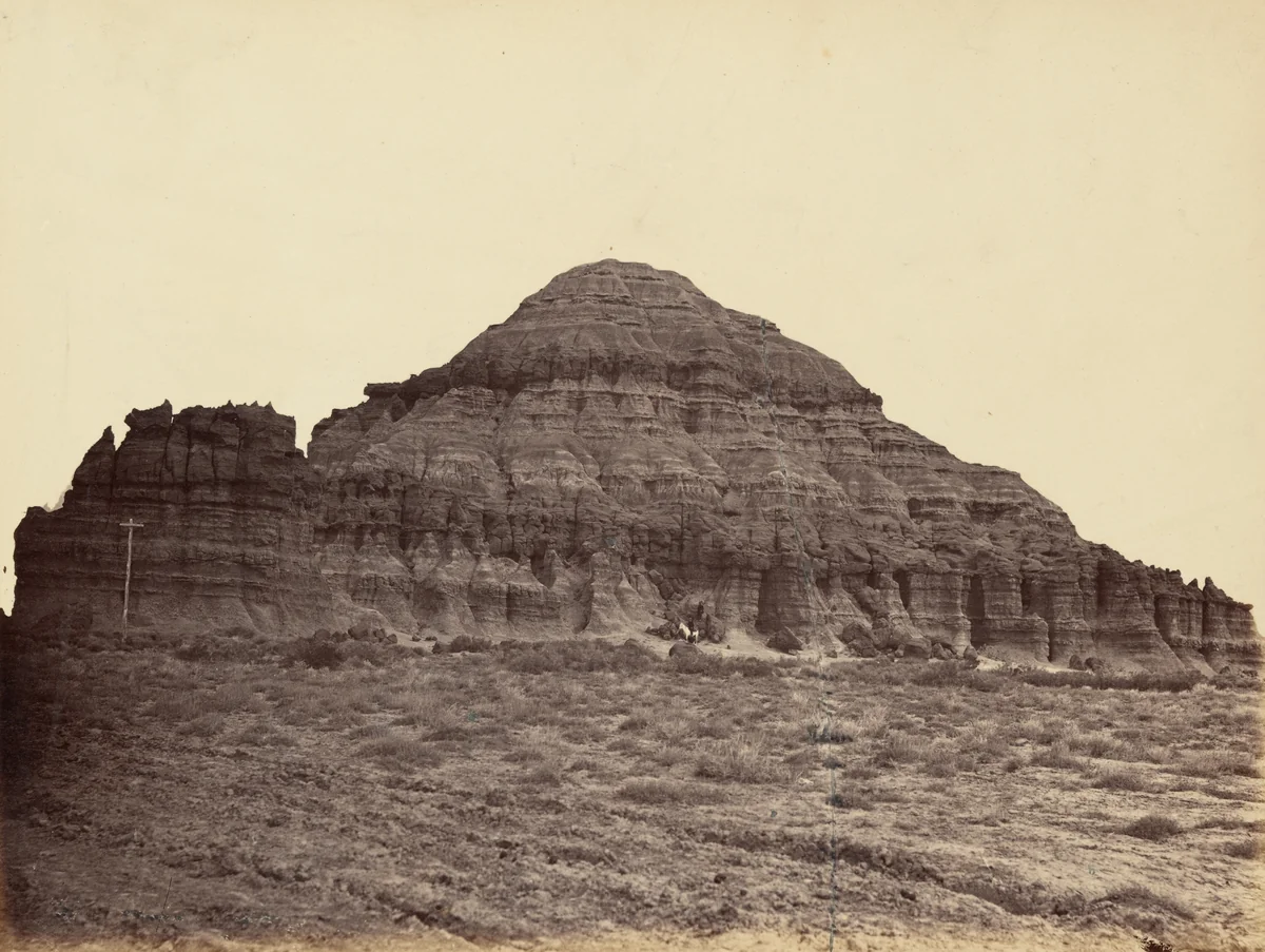 Plate 26. Church Buttes by Andrew Joseph Russell, photograph, 1869