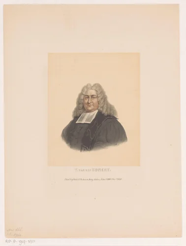 Portret van Taco Hajo van den Honert by Leendert Springer, print, 1850