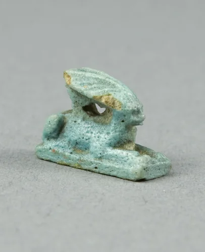 Amulet of a Hare by Egyptian, metalwork, -700--1