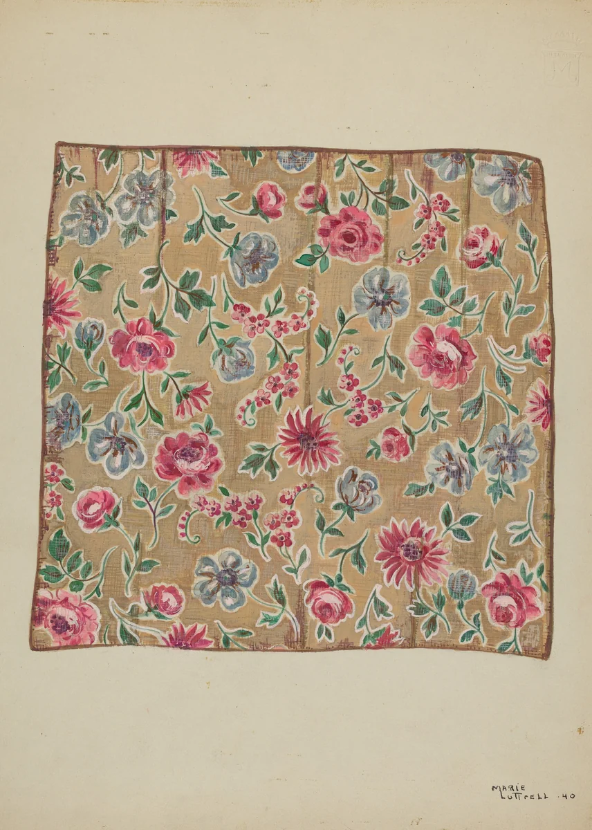 Calico by Marie Lutrell, index of american design, 1940