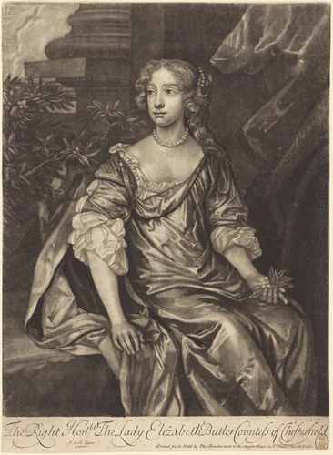 The Right Honorable Lady Elizabeth Butler, Countess of Chesterfield by Alexander Browne
Sir Peter Lely, print, 1650-1699