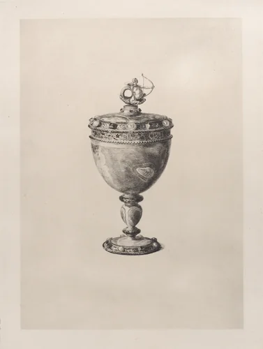 Oriental Cup made from Agate by Jules Ferdinand Jacquemart, print, 1868