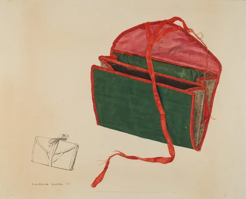 Handbag by Louella Long, index of american design, 1937