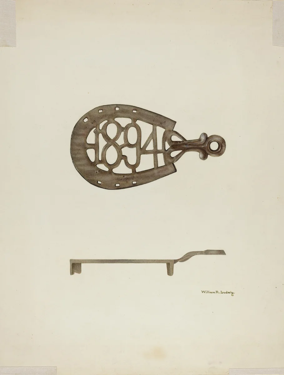 Trivet by William Ludwig, index of american design, 1939