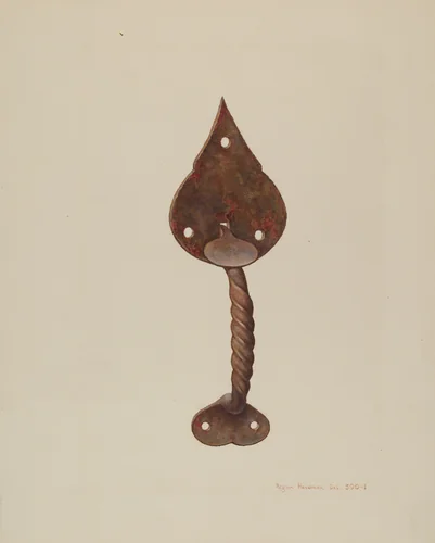 Suffolk Latch by Regina Henderer, index of american design, 1939