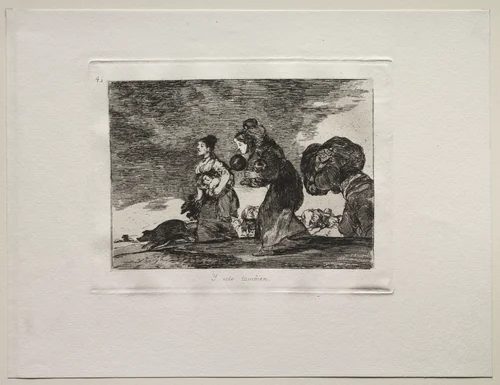 The Horrors of War: And This Too by Francisco de Goya, print, 1810-1820