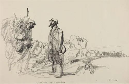 Choisissez vos chambres by Jean-Louis Forain, drawing, 1914-1919