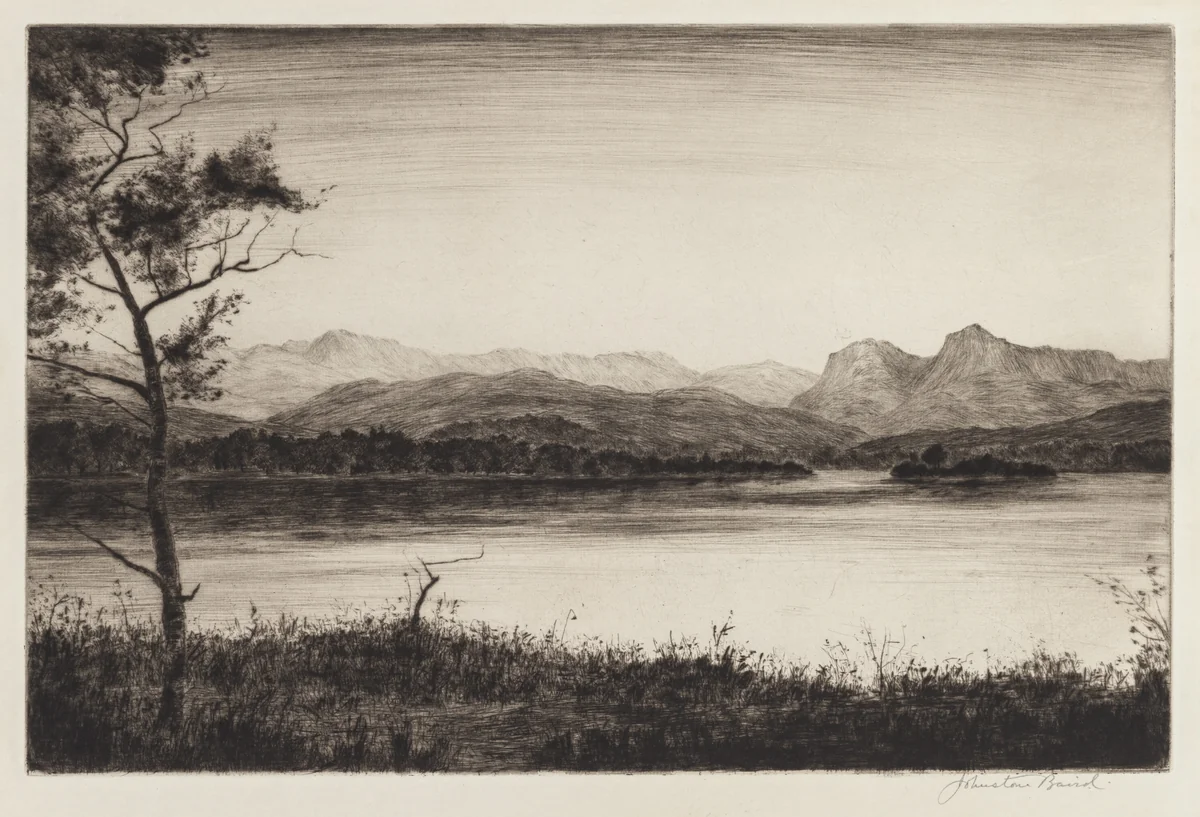 Langdale Pikes, Windermere by Johnstone Baird, print