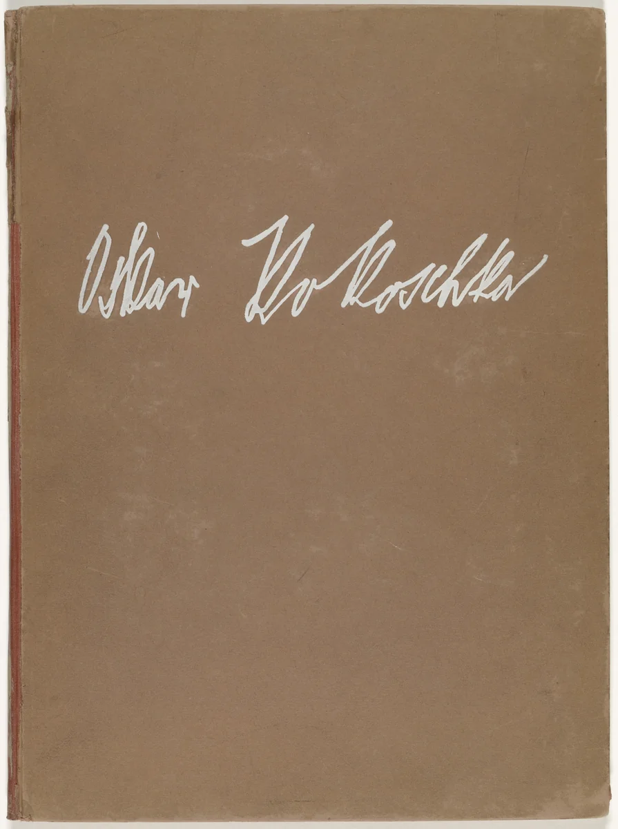 Mörder, Hoffnung der Frauen (Murderer, Hope of Women) by Oskar Kokoschka, illustrated book, 1916