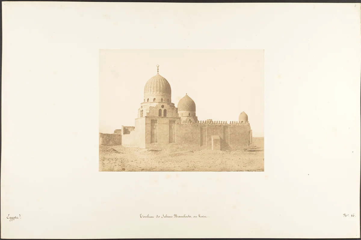 Tombeau des Sultans Mamelouks, au Kaire by Maxime Du Camp, photograph, 1849-1850