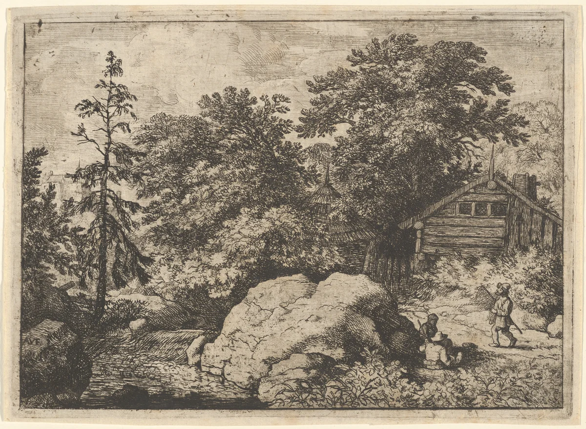 The Hill by Allart van Everdingen, print, 1621-1675