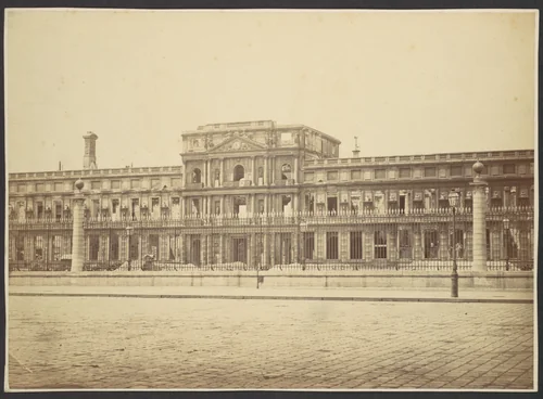 [The Tuileries after the Commune] by Hippolyte-Auguste Collard, photograph, 1871
