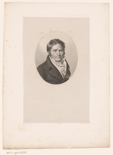 Portret van Guillaume Louis Ternaux by Ambroise Tardieu, print, 1820-1821