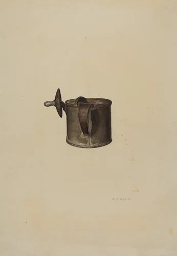 Nursing Bottle by Samuel O. Klein, index of american design, 1935-1942