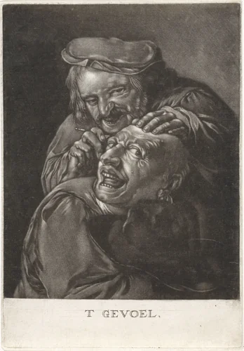 Het Gevoel by Pieter Schenk, print, 1670-1713