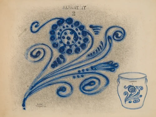 Crock by John Tarantino, index of american design, 1938