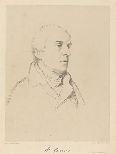 William Gunn by Richard James Lane; John Flaxman, print, 1800-1872