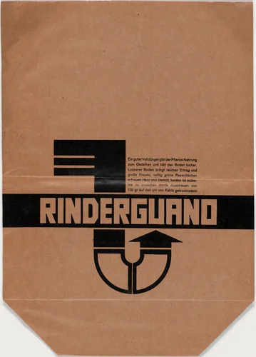 Rinderguano by Robert Michel, design, 1924
