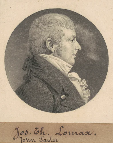 Landon Carter II by Charles B. J. Févret de Saint-Mémin, print, 1808