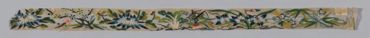 Trimming by Han-Chinese, textile, 1850-1900