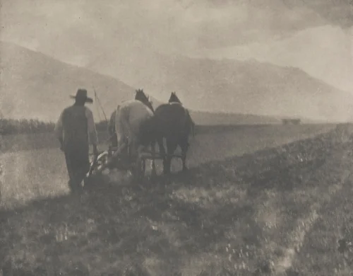 Ploughing by Alfred Stieglitz, photograph, 1904