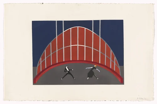 Circus (Cirque) from Alexandra Exter: Stage Sets (Alexandra Exter: Décors de théâtre) by Alexandra Exter, print, 1927