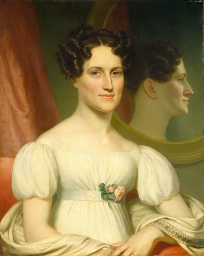 Mary Ellis Bell (Mrs. Isaac Bell) by John Vanderlyn, painting, 1827