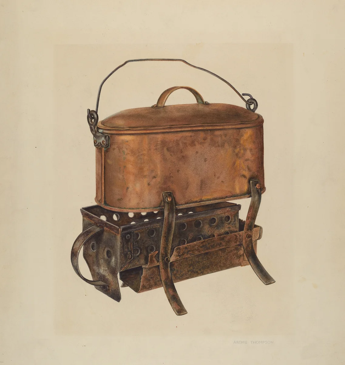 Hot Water Goose by Archie Thompson, index of american design, 1938