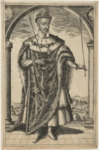 Henry III of France by William Rogers, print, 1602