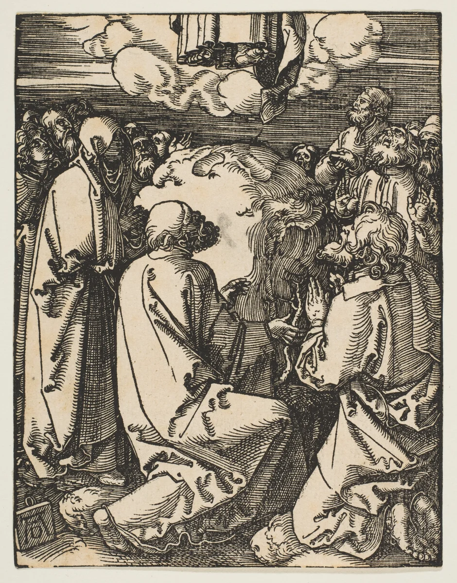 The Ascension, from "The Small Passion" by Albrecht Dürer, print, 1510