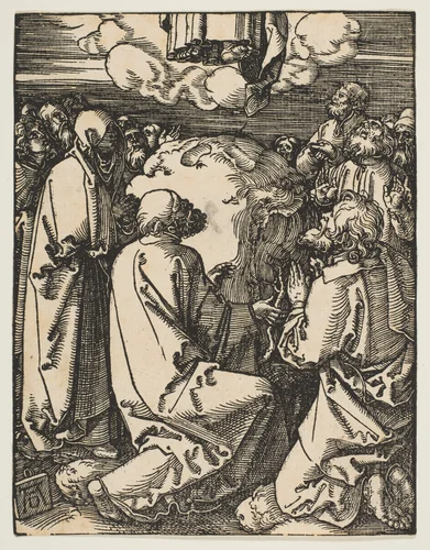 The Ascension, from "The Small Passion" by Albrecht Dürer, print, 1510