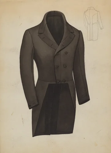 Tail Coat by Virginia Berge, index of american design, 1937