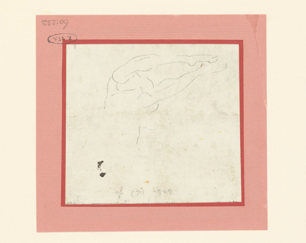 Contouren van benen by Ferdinand Hodler, drawing, 1863-1911