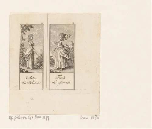 Goedheid en brutaalheid by Daniel Nikolaus Chodowiecki, print, 1784