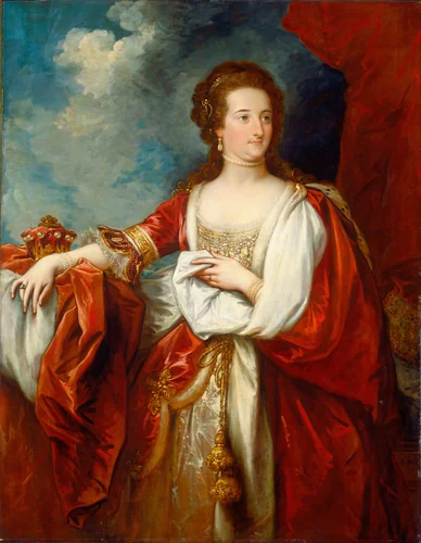 Elizabeth, Countess of Effingham by Benjamin West, painting, 1797