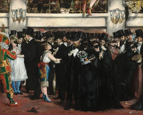 Masked Ball at the Opera by Edouard Manet, painting, 1873